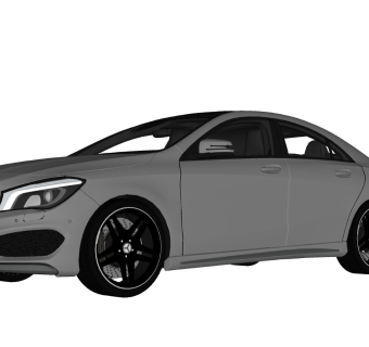 超精细汽车模型 奔驰Benz CLA